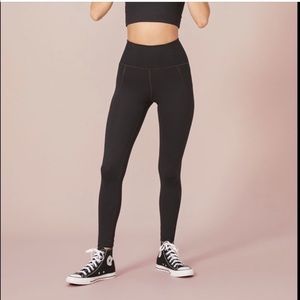 Girlfriend Collective Hi-Rise OG Leggings in Black